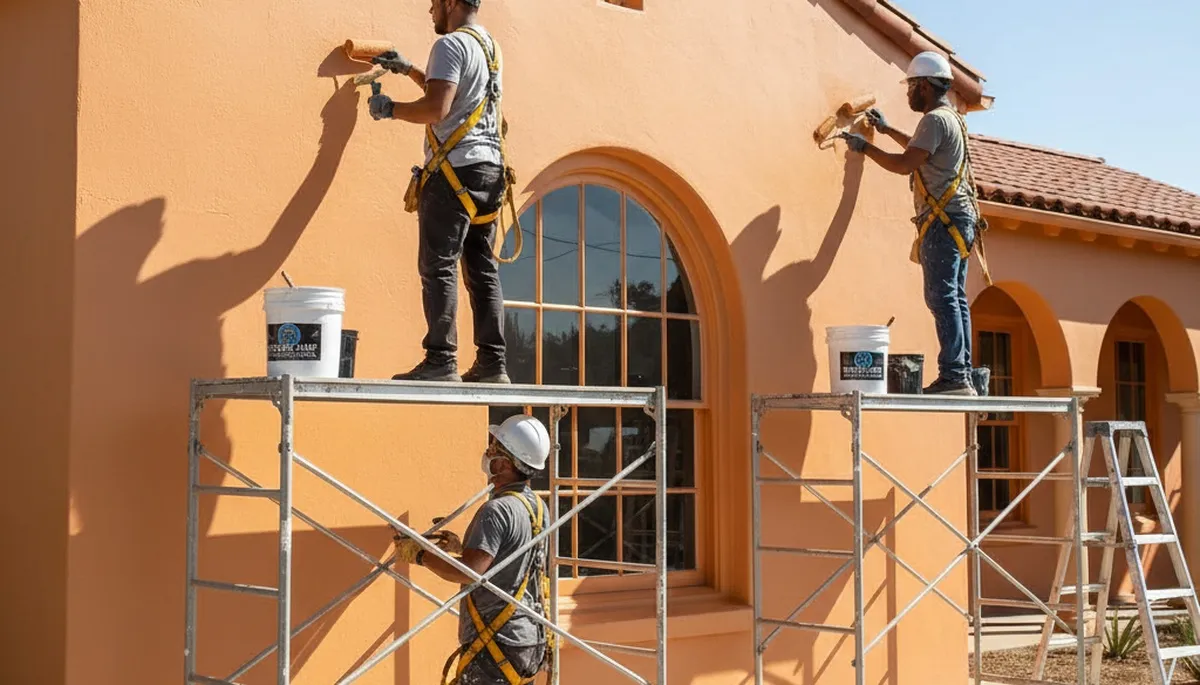 Painting contractors team serving Stockton, CA with professional interior and exterior painting services