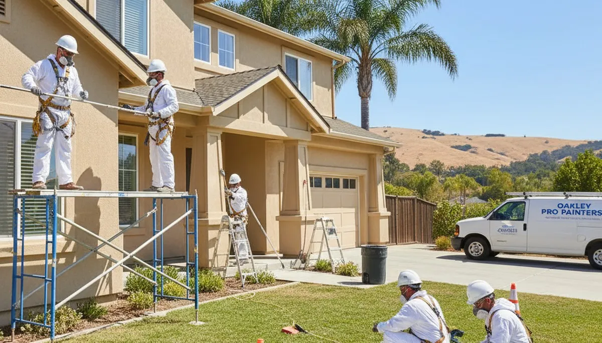 Professional painting contractors in Stockton, CA providing residential and commercial painting services